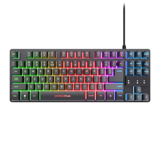 Clavier Gaming TRUST GXT 833 Thado TKL - Noir