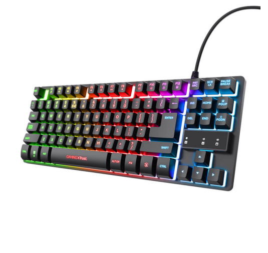 Clavier Gaming TRUST GXT 833 Thado TKL - Noir