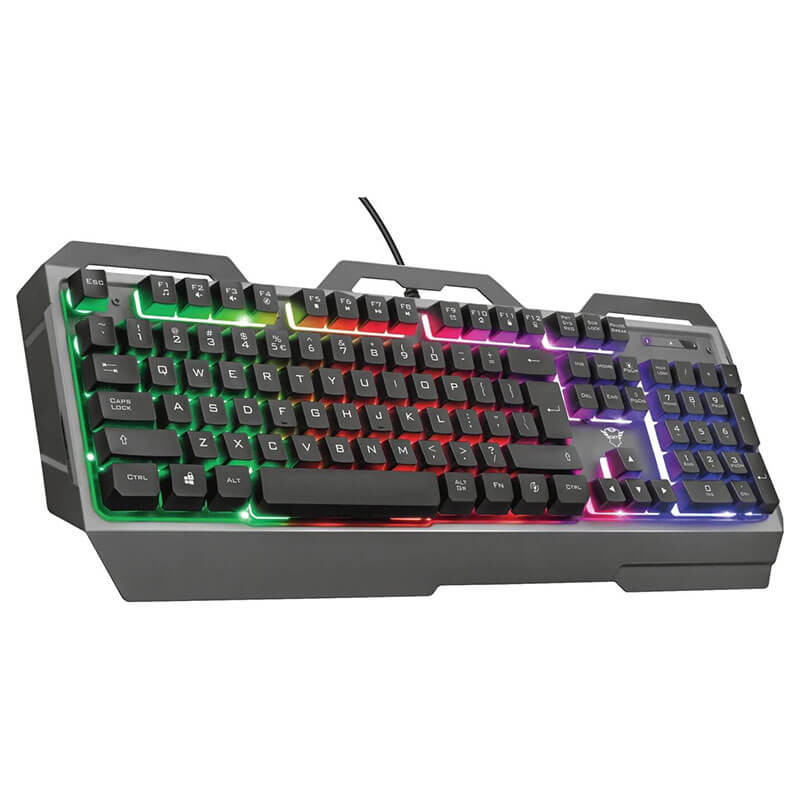 Clavier Gaming Métallique TRUST GXT 856 Torac - Noir Clavier Gaming Métallique TRUST GXT 856 Torac - Noir