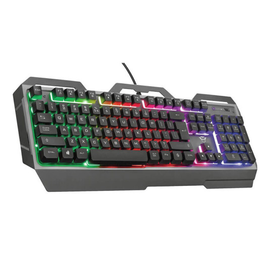 Clavier Gaming Métallique TRUST GXT 856 Torac - Noir