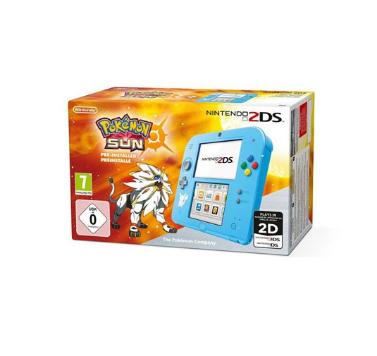 2DS NINTENDO Pack Pokemon Soleil Console 2DS