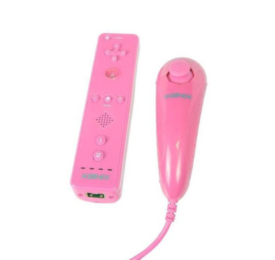 Controller et manette de jeux Konix Duo Pack MANETTE Wii Rose